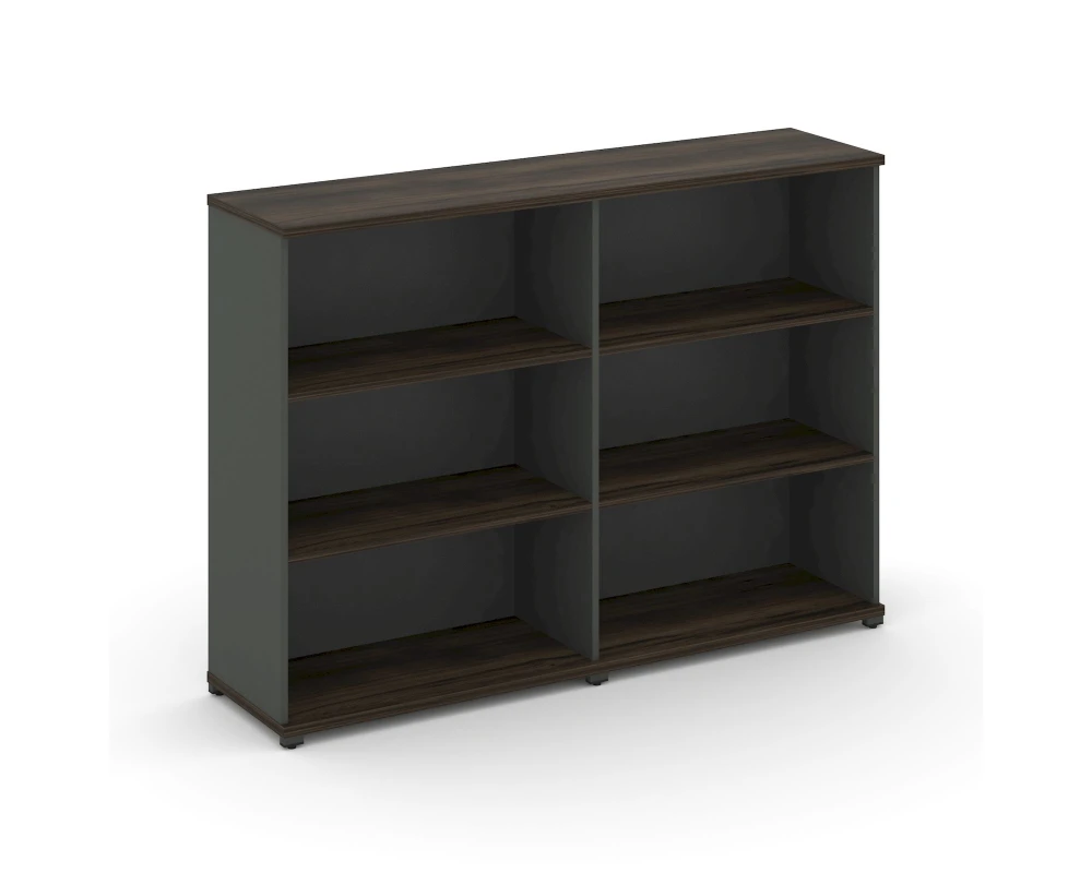 Стеллаж 2 широкие секции, 3 ниши CN.STS-320 1668x420x1186 Концепт / Concept