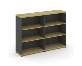 Стеллаж 2 широкие секции, 3 ниши CN.STS-320 1668x420x1186 Концепт / Concept images