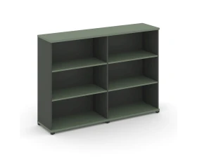 Стеллаж 2 широкие секции, 3 ниши CN.STS-320 1668x420x1186 Концепт / Concept images