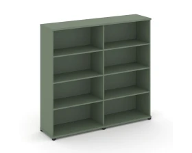 Стеллаж 2 широкие секции, 4 ниши CN.STS-420 1668x420x1554 Концепт / Concept images