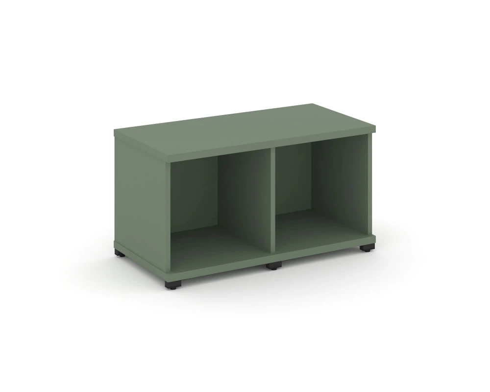 Стеллаж 2 узкие секции, 1 ниша CN.STU-120 836x420x450 Концепт / Concept