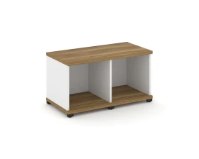 Стеллаж 2 узкие секции, 1 ниша CN.STU-120 836x420x450 Концепт / Concept images