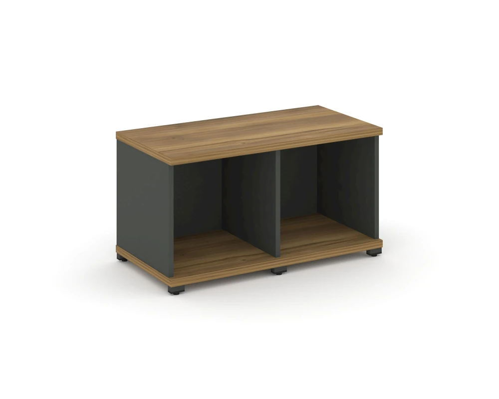 Стеллаж 2 узкие секции, 1 ниша CN.STU-120 836x420x450 Концепт / Concept