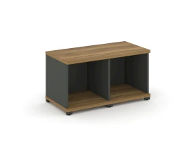 Стеллаж 2 узкие секции, 1 ниша CN.STU-120 836x420x450 Концепт / Concept images