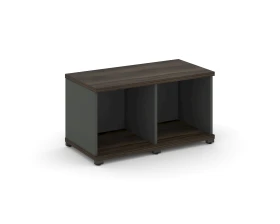 Стеллаж 2 узкие секции, 1 ниша CN.STU-120 836x420x450 Концепт / Concept images