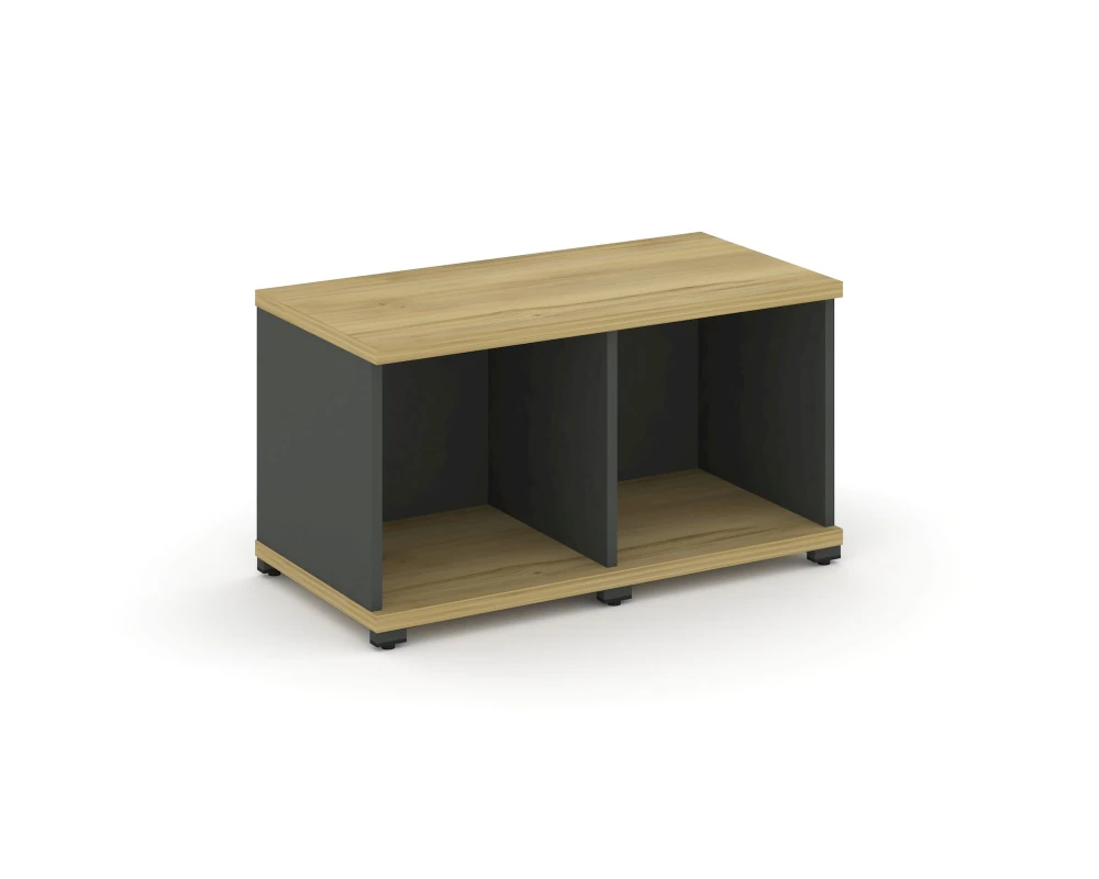 Стеллаж 2 узкие секции, 1 ниша CN.STU-120 836x420x450 Концепт / Concept