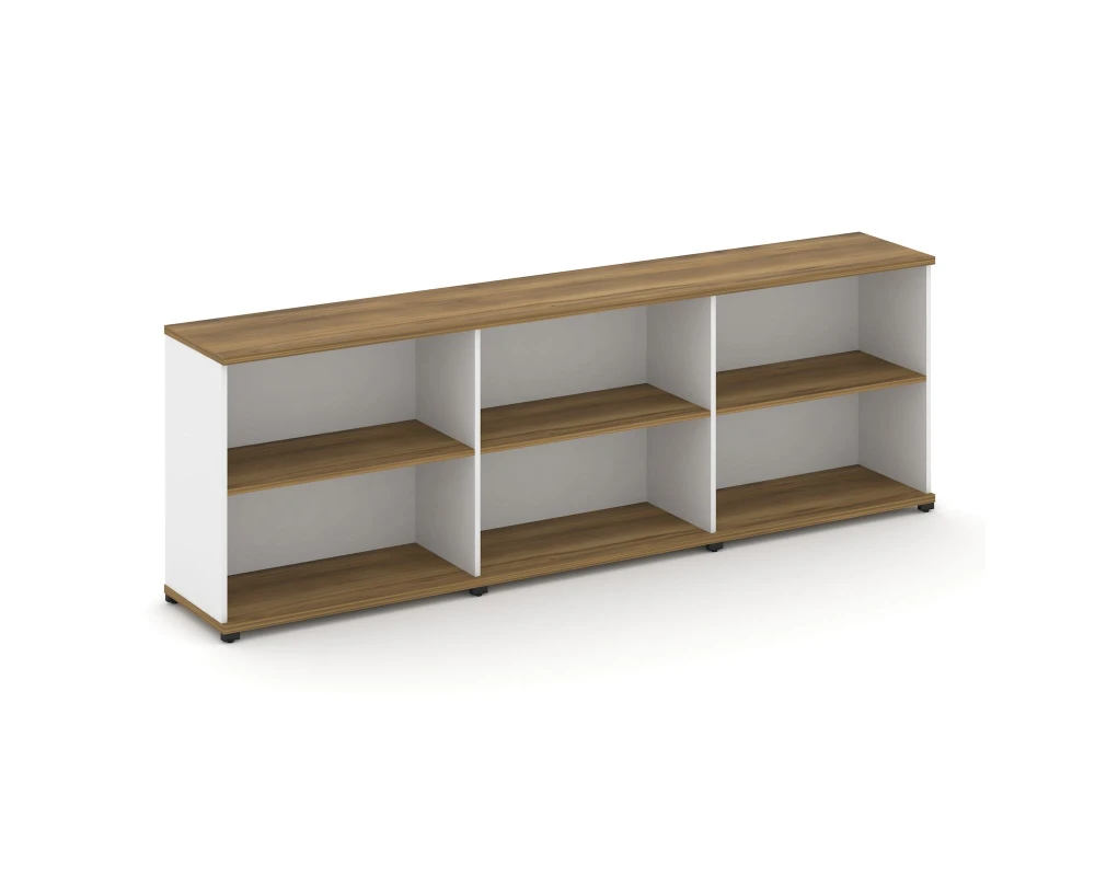 Стеллаж 3 широкие секции, 2 ниши CN.STS-230 2500x420x818 Концепт / Concept