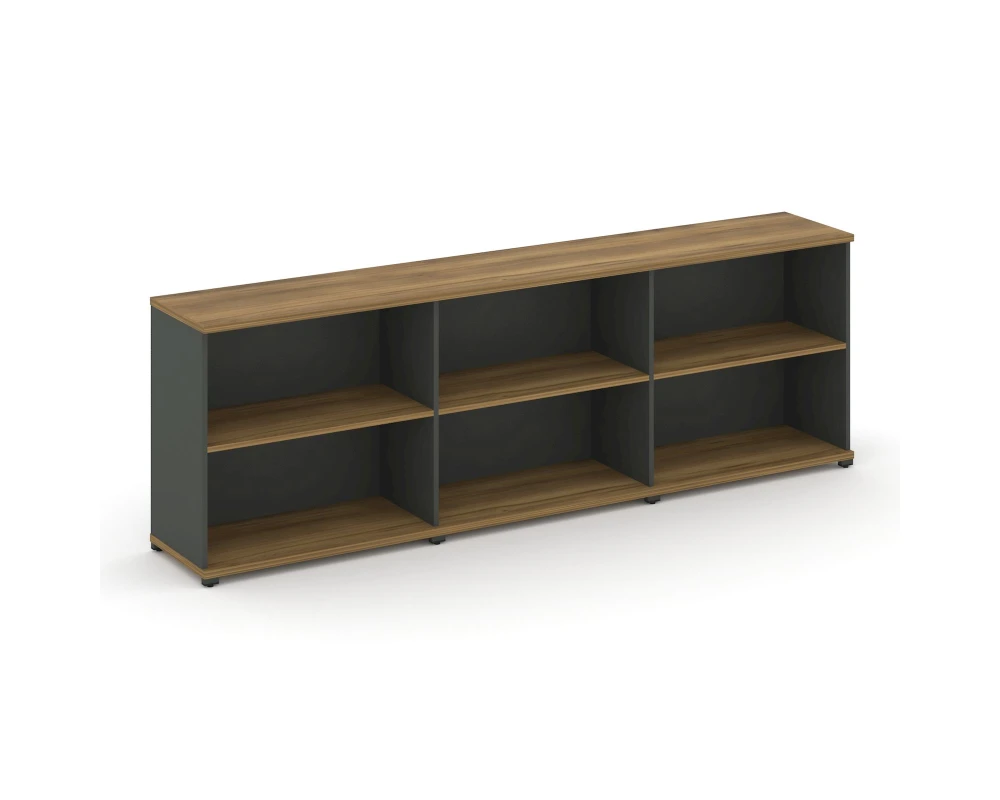 Стеллаж 3 широкие секции, 2 ниши CN.STS-230 2500x420x818 Концепт / Concept