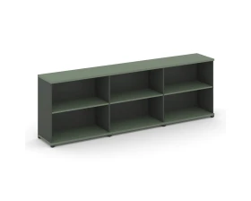 Стеллаж 3 широкие секции, 2 ниши CN.STS-230 2500x420x818 Концепт / Concept images