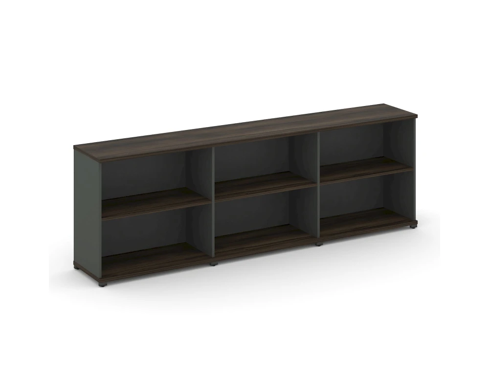 Стеллаж 3 широкие секции, 2 ниши CN.STS-230 2500x420x818 Концепт / Concept