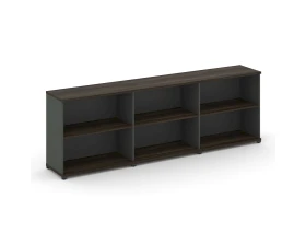 Стеллаж 3 широкие секции, 2 ниши CN.STS-230 2500x420x818 Концепт / Concept images