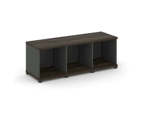 Стеллаж 3 узкие секции, 1 ниша CN.STU-130 1252x420x450 Концепт / Concept images