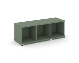 Стеллаж 3 узкие секции, 1 ниша CN.STU-130 1252x420x450 Концепт / Concept images