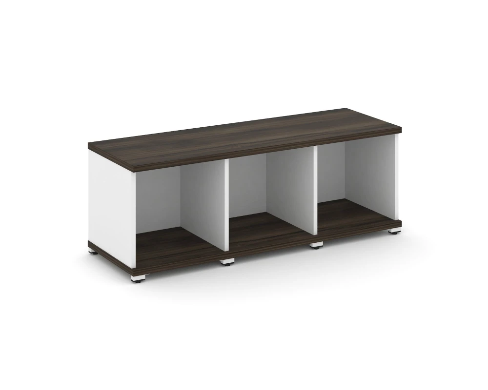 Стеллаж 3 узкие секции, 1 ниша CN.STU-130 1252x420x450 Концепт / Concept