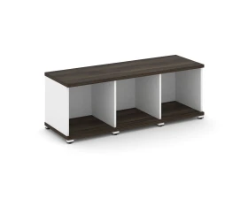 Стеллаж 3 узкие секции, 1 ниша CN.STU-130 1252x420x450 Концепт / Concept images