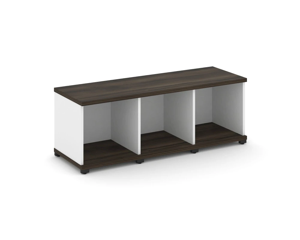 Стеллаж 3 узкие секции, 1 ниша CN.STU-130 1252x420x450 Концепт / Concept