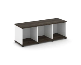 Стеллаж 3 узкие секции, 1 ниша CN.STU-130 1252x420x450 Концепт / Concept images