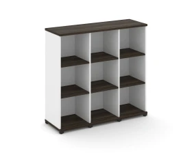 Стеллаж 3 узкие секции, 3 ниши CN.STU-330 1252x420x1186 Концепт / Concept images