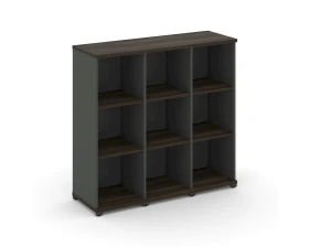 Стеллаж 3 узкие секции, 3 ниши CN.STU-330 1252x420x1186 Концепт / Concept images