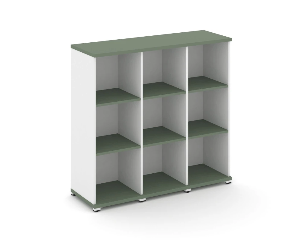 Стеллаж 3 узкие секции, 3 ниши CN.STU-330 1252x420x1186 Концепт / Concept