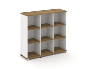 Стеллаж 3 узкие секции, 3 ниши CN.STU-330 1252x420x1186 Концепт / Concept images