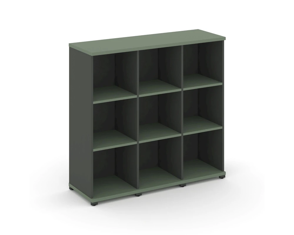 Стеллаж 3 узкие секции, 3 ниши CN.STU-330 1252x420x1186 Концепт / Concept