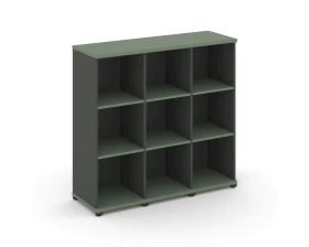 Стеллаж 3 узкие секции, 3 ниши CN.STU-330 1252x420x1186 Концепт / Concept images