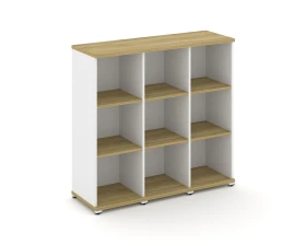 Стеллаж 3 узкие секции, 3 ниши CN.STU-330 1252x420x1186 Концепт / Concept images