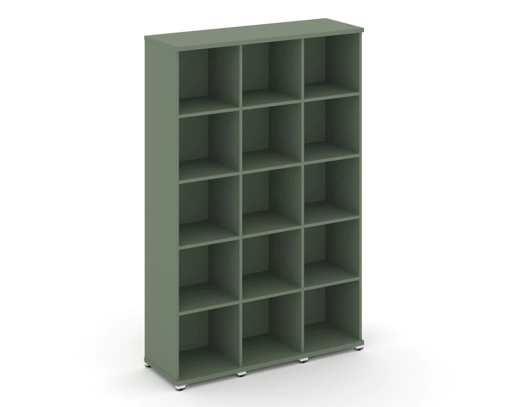 Стеллаж 3 узкие секции, 5 ниш CN.STU-530 1252x420x1922 Концепт / Concept