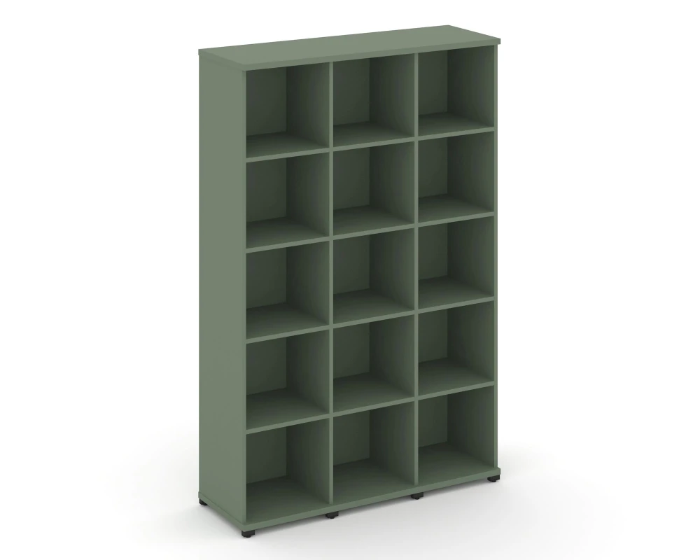 Стеллаж 3 узкие секции, 5 ниш CN.STU-530 1252x420x1922 Концепт / Concept