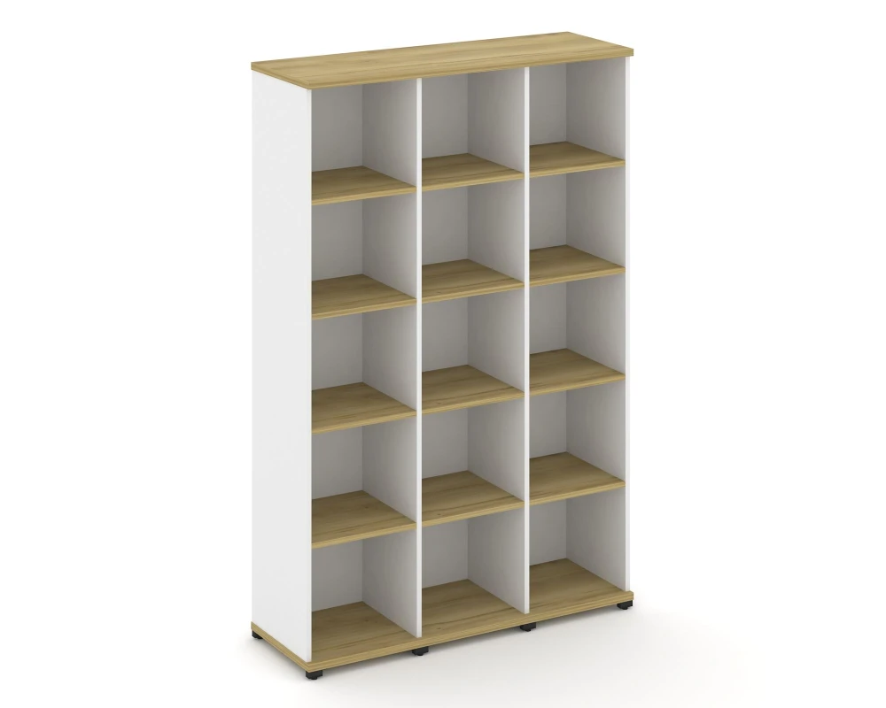 Стеллаж 3 узкие секции, 5 ниш CN.STU-530 1252x420x1922 Концепт / Concept