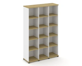 Стеллаж 3 узкие секции, 5 ниш CN.STU-530 1252x420x1922 Концепт / Concept images