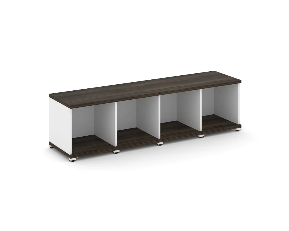 Стеллаж 4 узкие секции, 1 ниша CN.STU-140 1668x420x450 Концепт / Concept