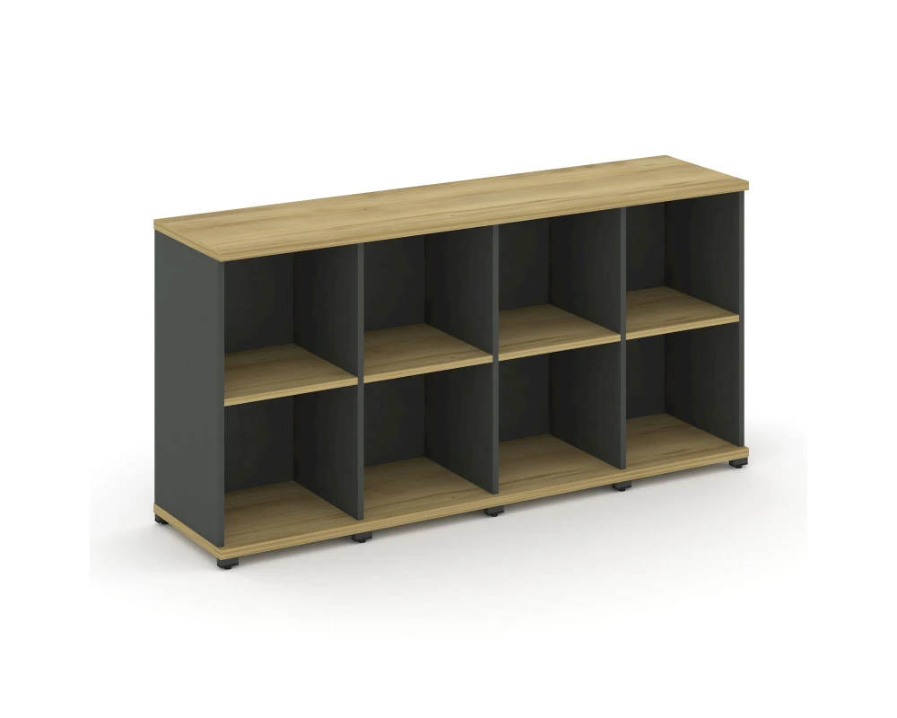 Стеллаж 4 узкие секции, 2 ниши CN.STU-240 1668x420x818 Концепт / Concept