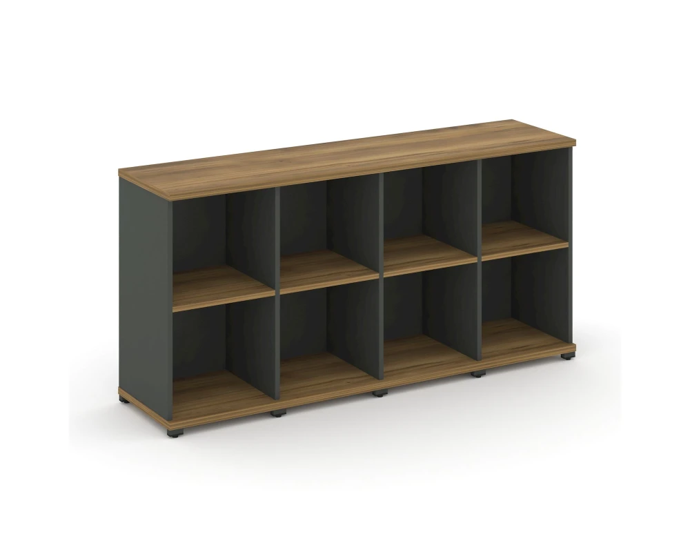 Стеллаж 4 узкие секции, 2 ниши CN.STU-240 1668x420x818 Концепт / Concept