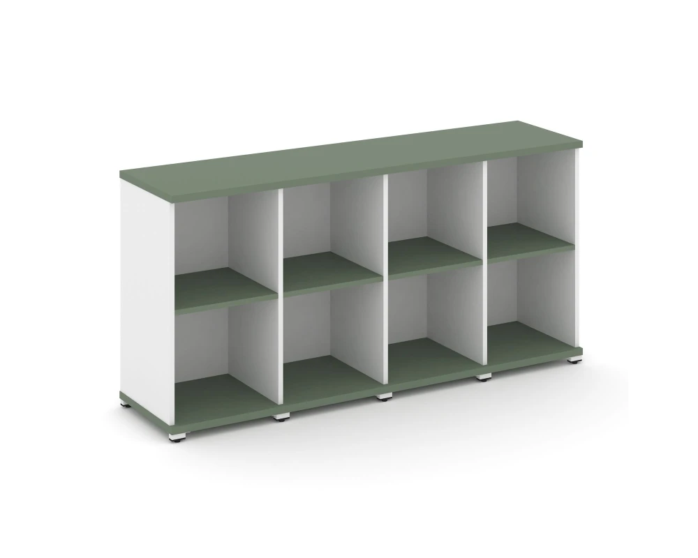 Стеллаж 4 узкие секции, 2 ниши CN.STU-240 1668x420x818 Концепт / Concept