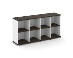 Стеллаж 4 узкие секции, 2 ниши CN.STU-240 1668x420x818 Концепт / Concept images