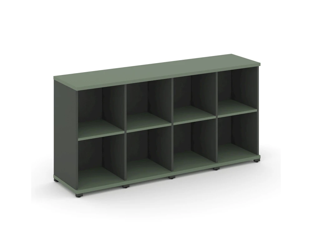 Стеллаж 4 узкие секции, 2 ниши CN.STU-240 1668x420x818 Концепт / Concept