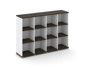 Стеллаж 4 узкие секции, 3 ниши CN.STU-340 1668x420x1186 Концепт / Concept images