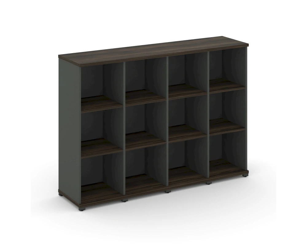 Стеллаж 4 узкие секции, 3 ниши CN.STU-340 1668x420x1186 Концепт / Concept