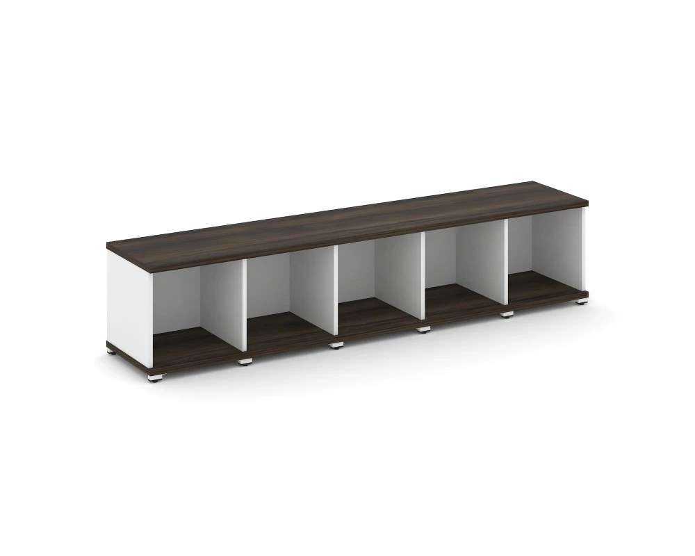 Стеллаж 5 узких секций, 1 ниша CN.STU-150 2084x420x450 Концепт / Concept