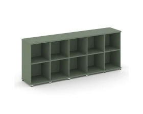 Стеллаж 5 узких секций, 2 ниши CN.STU-250 2084x420x818 Концепт / Concept images