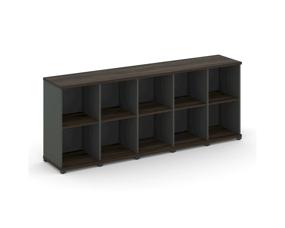 Стеллаж 5 узких секций, 2 ниши CN.STU-250 2084x420x818 Концепт / Concept