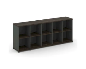 Стеллаж 5 узких секций, 2 ниши CN.STU-250 2084x420x818 Концепт / Concept images