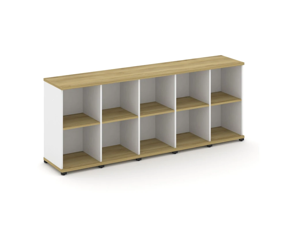 Стеллаж 5 узких секций, 2 ниши CN.STU-250 2084x420x818 Концепт / Concept