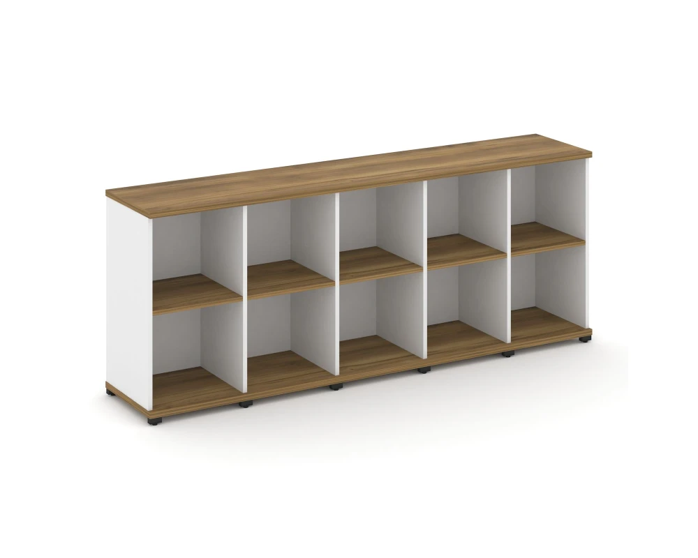 Стеллаж 5 узких секций, 2 ниши CN.STU-250 2084x420x818 Концепт / Concept