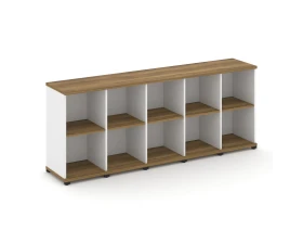 Стеллаж 5 узких секций, 2 ниши CN.STU-250 2084x420x818 Концепт / Concept images