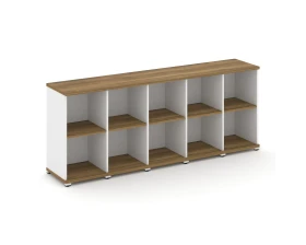 Стеллаж 5 узких секций, 2 ниши CN.STU-250 2084x420x818 Концепт / Concept images