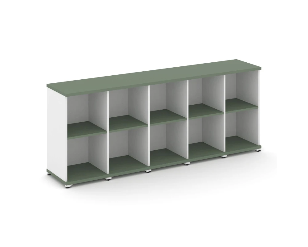 Стеллаж 5 узких секций, 2 ниши CN.STU-250 2084x420x818 Концепт / Concept