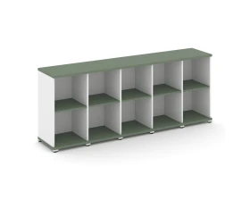 Стеллаж 5 узких секций, 2 ниши CN.STU-250 2084x420x818 Концепт / Concept images